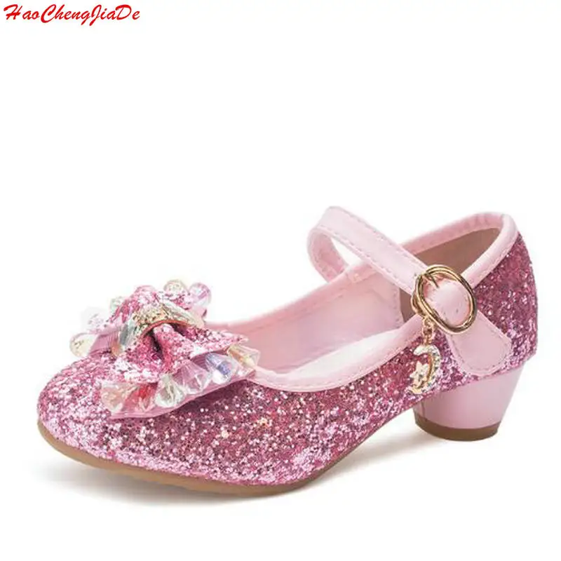 

Kids Sandals Princess Girls Shoes Children Shoes Girls Bowtie Slip On Party Dance Girls Casual Shoe Three Colors