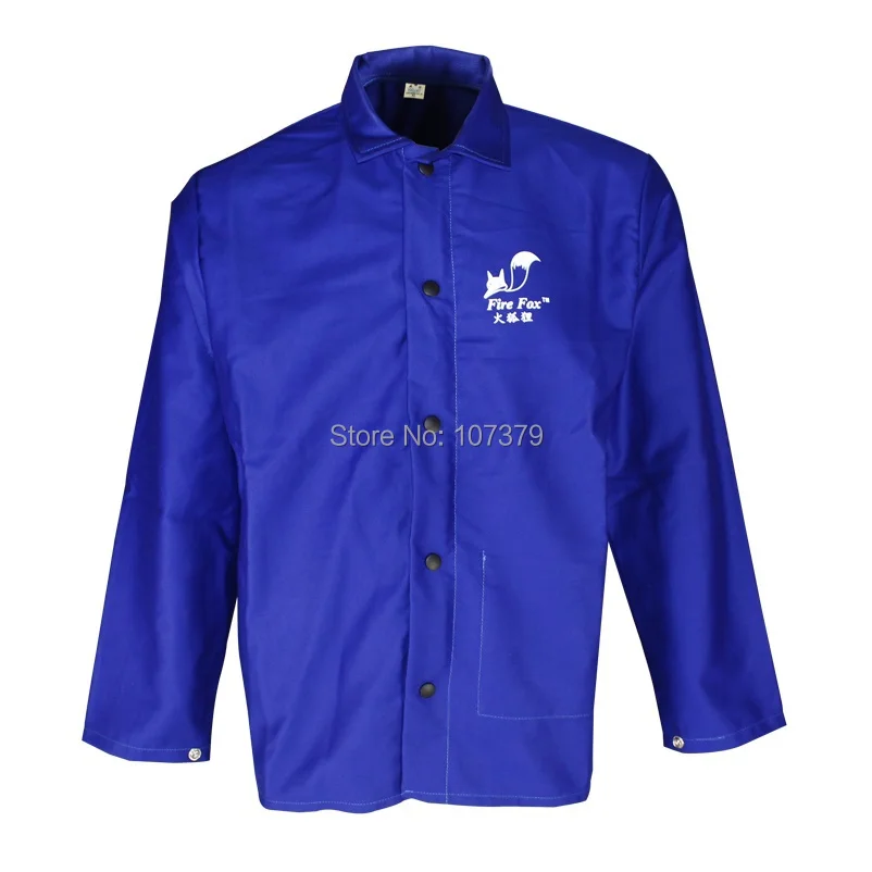 

Free Shipping !!! Blue Flame Retardant Weldor Welding Jacket