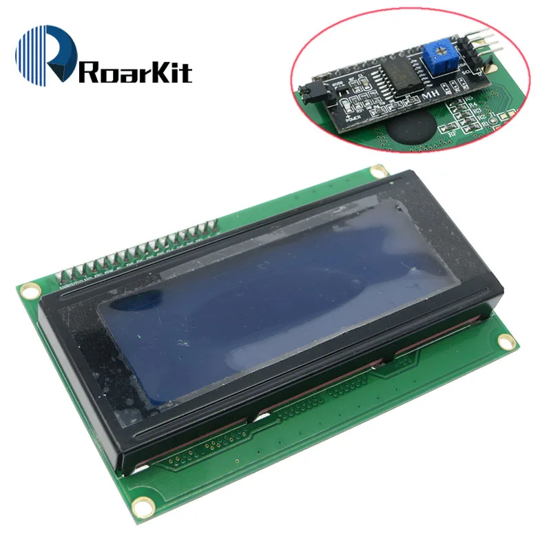 Модуль ЖКД синий/желто зеленый экран HD44780 IIC/I2C 2004 5V 20X4 ЖК плата обеспечивает файлы