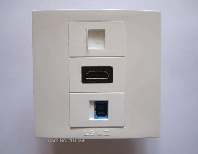 86 style socket RJ45+HDMI+SC pic 1