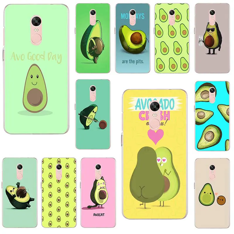 

Avocado Art Fruit Soft Silicone TPU Mobile Phone Cases Cover for Xiaomi Mi Redmi Note 2 3 3S 4 4X 4A 5 5S 6 8 A1 Pro Plus Shell