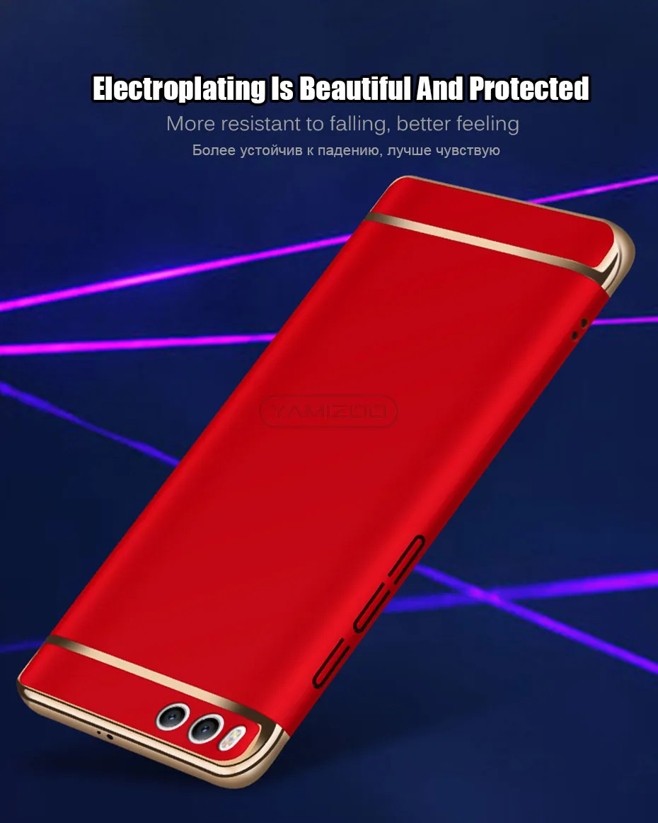 YAMIZOO Funda For Xiaomi Mi A1 6 5s 5x Case Hard Plastic Thin Coque Note 3 Full Cover For Xiaomi Mi6 5s Plus 5x A1 Phone Cases (4)