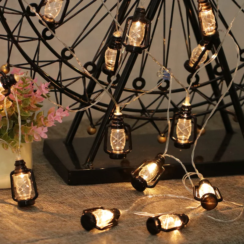 Led Night Water Oil Lamp String Lights Vintage Retro Led Night Water Oil Lamp String Lights
