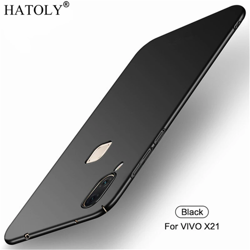 Гладкий Чехол для BBK VIVO X21 Ультратонкий жесткий защитный чехол из поликарбоната X