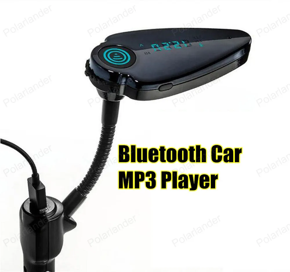 

Bluetooth Car Kit MP3 PlayerAudio Wireless FM Transmitter USB Support SD Tf Card LCD Display Car Charger