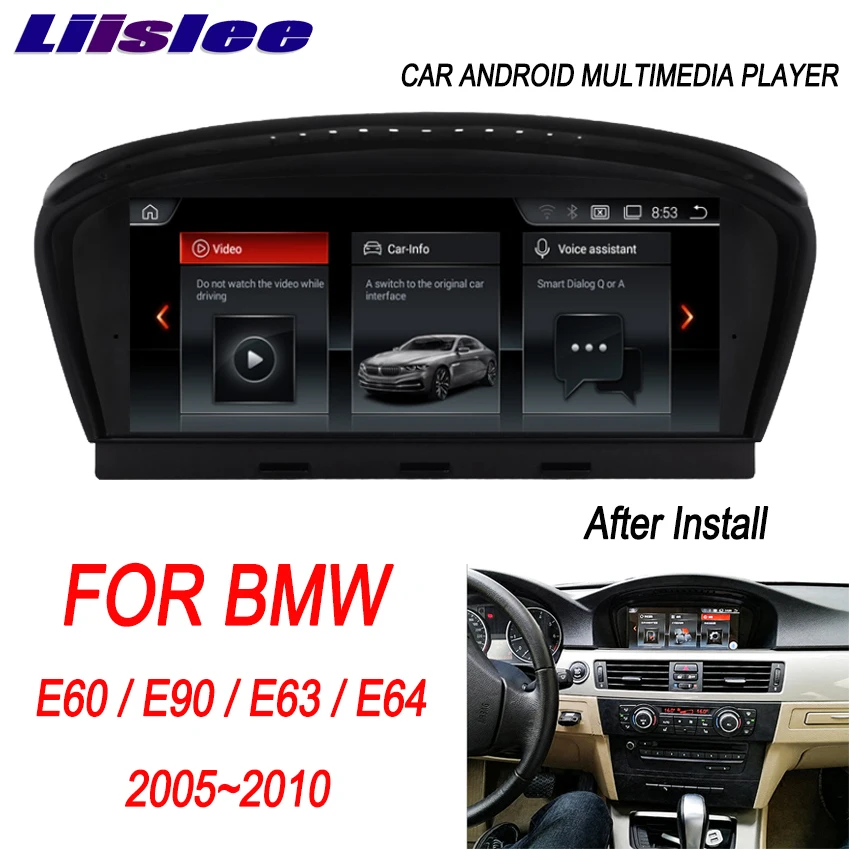 Liislee для BMW E60/E90/E63/E64 2005~ 2010 8,8 ''Android автомобильный Радио мультимедийный плеер gps навигация Carplay CCC CIC система