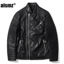 Aismz Motorcycle font b Leather b font font b Jackets b font font b Men b