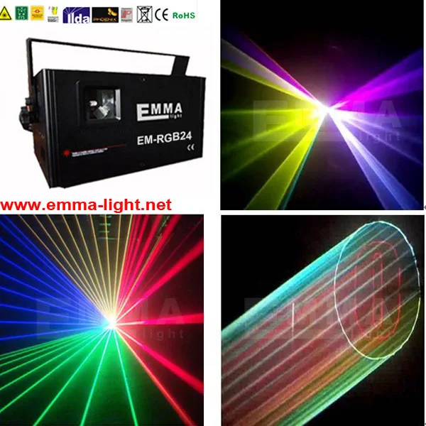Laser Stage Lighting Animation Laser 1500mW full color rgb Laserin