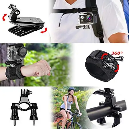 1 Action Camera Accessories Kit For Akaso Ek7000 Hero - Temu