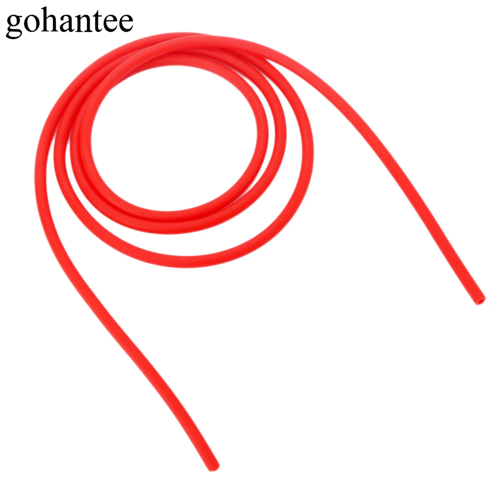 

gohantee Red 1M Natural Latex Rubber Tube Elastica Bungee for Hunting Slingshot Catapult 2mmX4mm 2040 Sling Rubber Bands Tubes