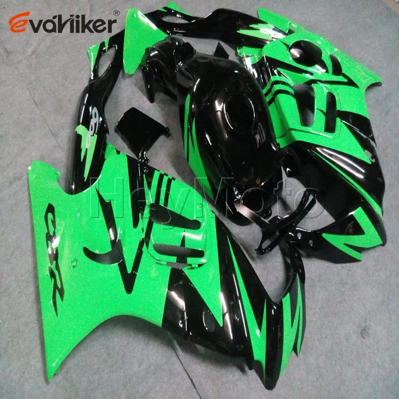 

Мотоциклетный хомут для CBR600F3 1997 1998 зеленый CBR 600 F3 97 98 ABS Пластиковый обтекатель для мотоцикла