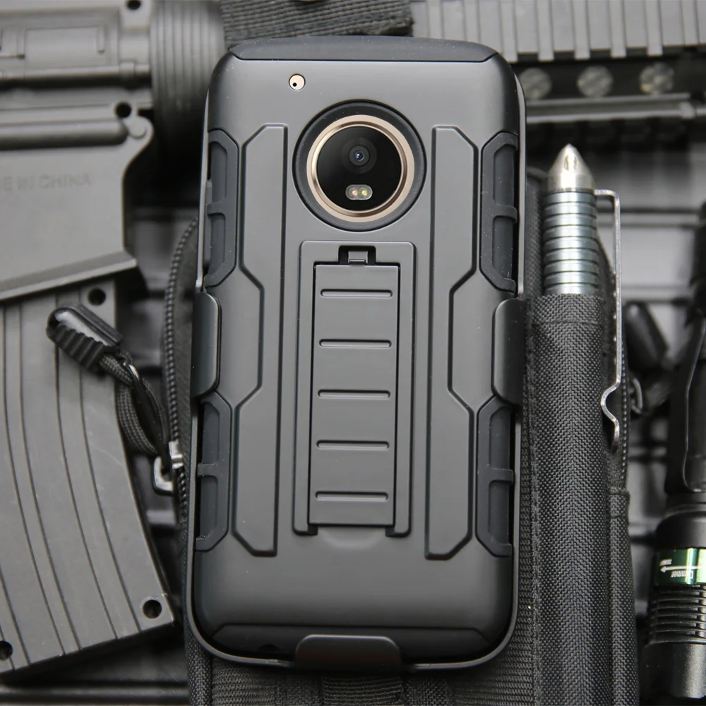 For Moto G5 XT1672 Heavy Duty Armor Case Belt Clip Holster Shockproof Anti-knock Shell Cover Motorola } | Мобильные телефоны и