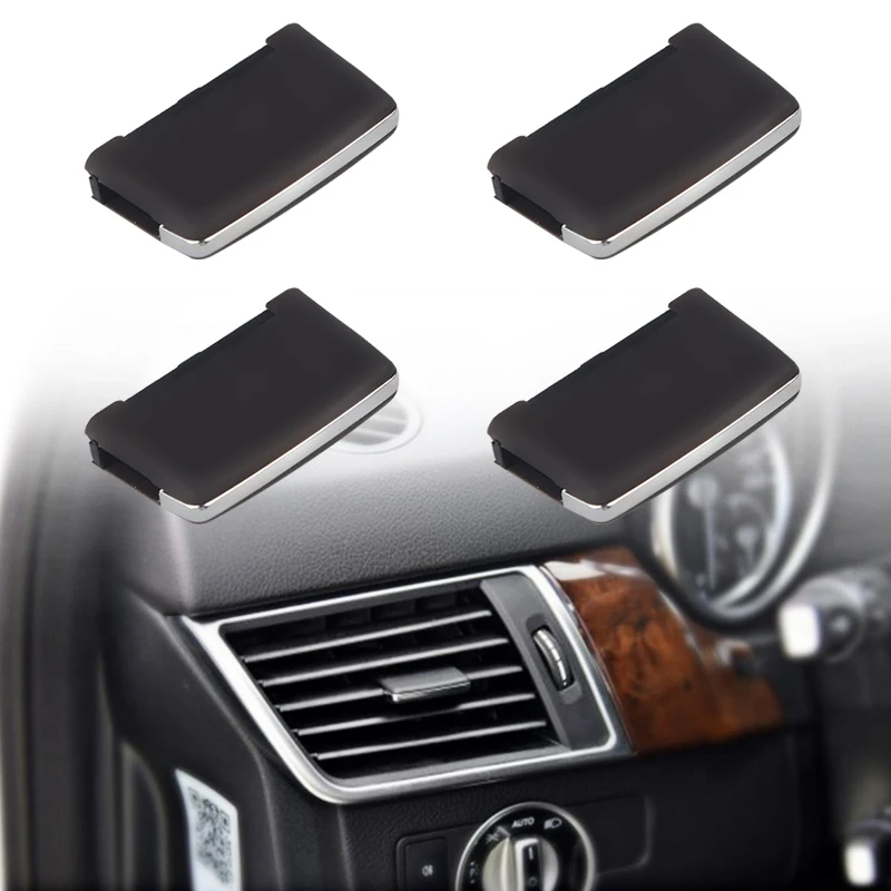 HERCHR Cross-border Dedicated for Mercedes-Benz W164 Air Outlet Grille Adjustment Sheet ML300 GL350 Air Conditioning Outlet black