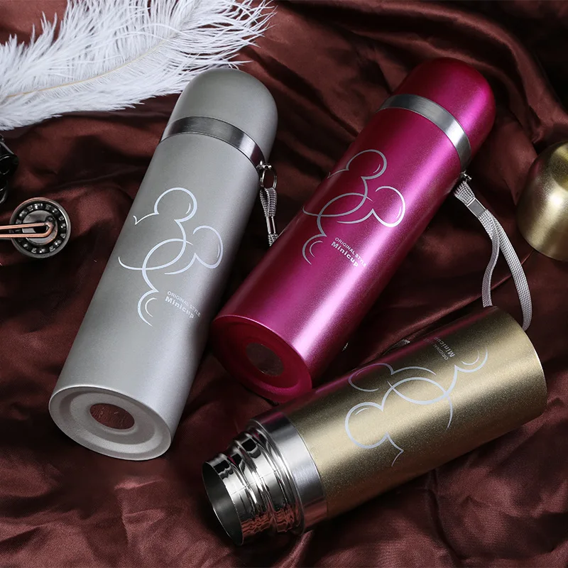 

500ml thermos cup Stainless Steel Insulated Mug With Tea Infuser Thermo Mug Garrafa Termica Coffee Thermo Mugs Male Gift