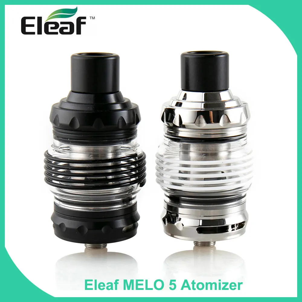 

Original Eleaf MELO 5 Atomizer 2ml/4ml Capacity with EC-S 0.6ohm/EC-M 0.15ohm Coil Top Filling tank for iStick Rim