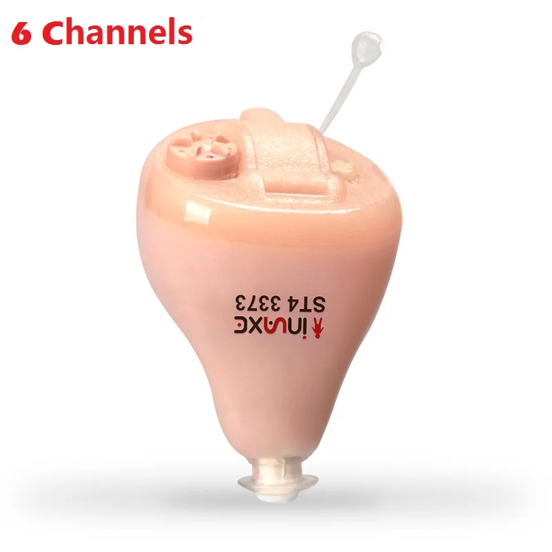 

AcoSound Best 6Channels Digital Hearing Aid High Power For The Elderly Invisible CIC Hearing Aids Ear Hearing Amplifiers