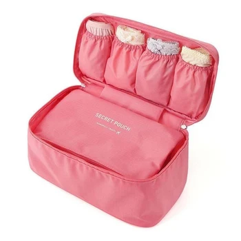 

SAFEBET Waterproof Bra Underwear Organizer Portable Travel Makeup Storage Box Cosmetic Bag For Toiletry Organizers
