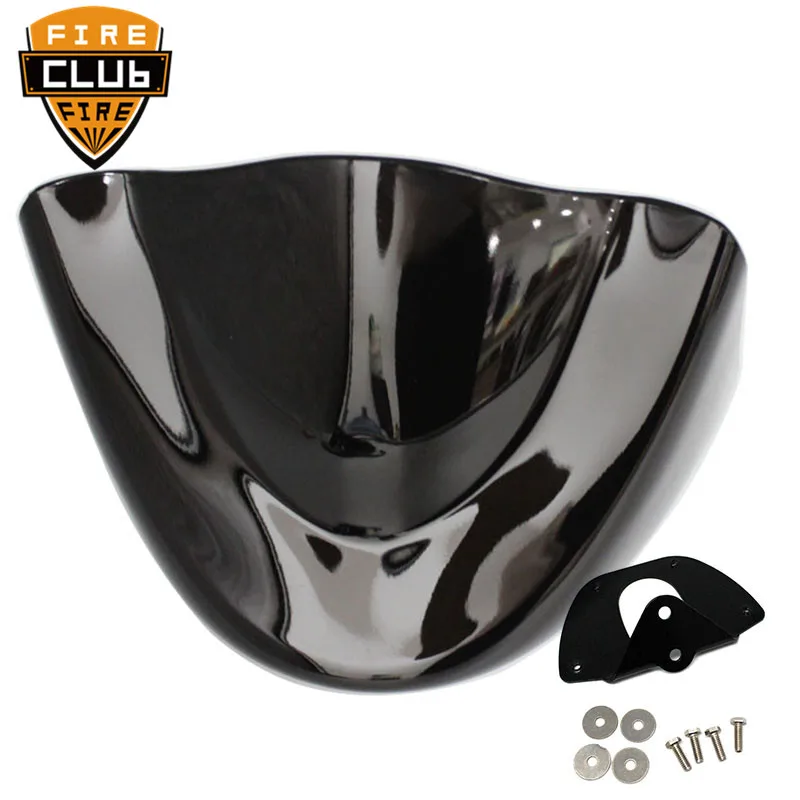 

for Harley Dyna Fat Bob Wide Glide FXD 2006-2017 Gloss Matte Black Front Chin Spoiler Lower Chin Air Dam Fairing