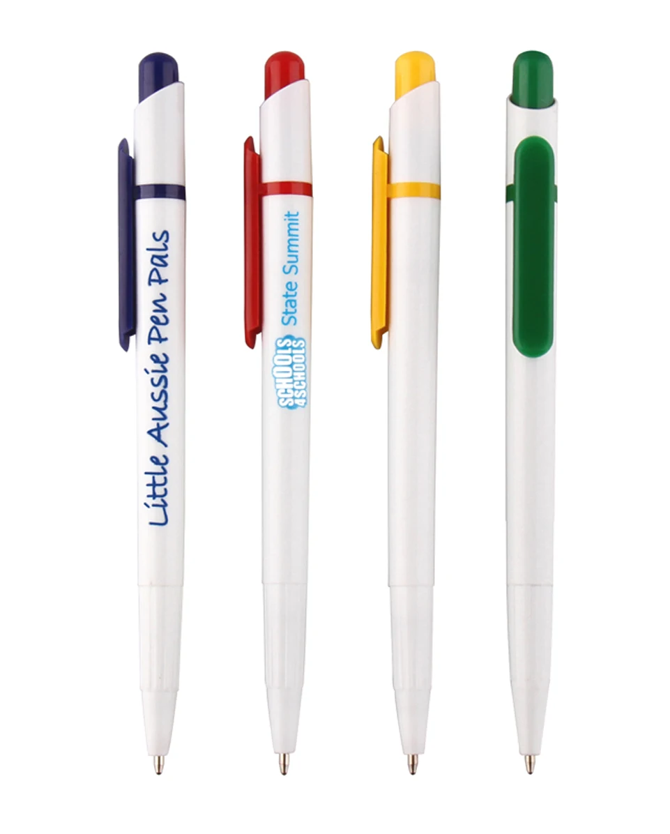 [Бесплатный логотип+ ] 4 цвета 80002 пластиковая простая шариковая ручка для продвижения/Подарочные канцелярские принадлежности-Прямая с фабрики