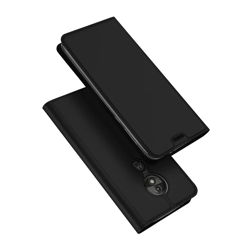 Люксовый Телефон чехол для телефона Motorola E5 Play из кожи с магнитной откидной