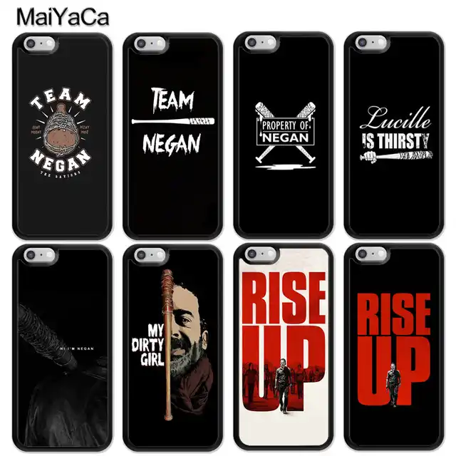 MaiYaCa The Walking Dead Negan для iPhone 4S SE 5C 5S 5 6 6S 7 8 Plus X XR XS MAX черный мягкий чехол телефона