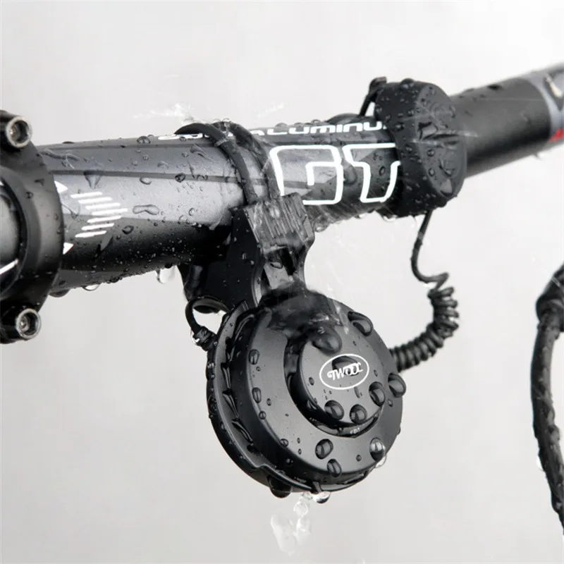 TWOOC, велосипедные колокольчики, 66*49 мм, зарядная колонка, водонепроницаемый, usb, зарядка, Колокольчик для горного велосипеда, сигнализация для езды на велосипеде