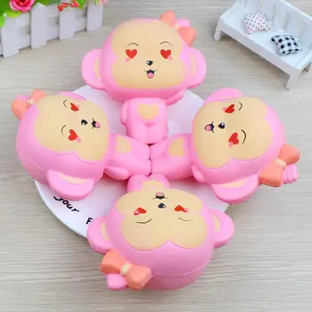 

Cute PU Simulation Monkey Toy Slow Rising Squishy Stress Relieve Squeeze Toys Gifts stress reliever toys