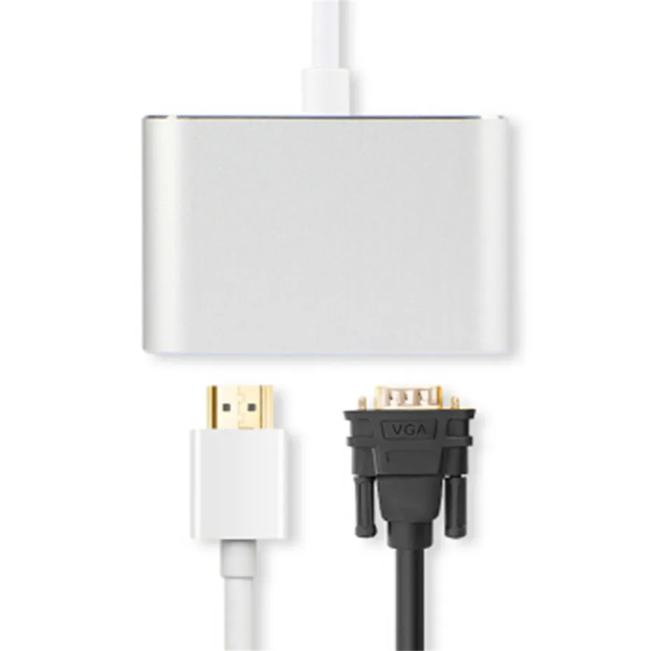 Basix USB Type C hub to HDMI VGA Adapter 9