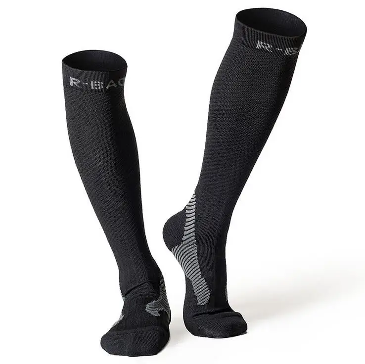 Для мужчин Для женщин сжатия марафона длинные гольфы носки для езды на велосипеде для скалолазания Пеший Туризм спортивный, футбольный Футбольный Спортивные носки