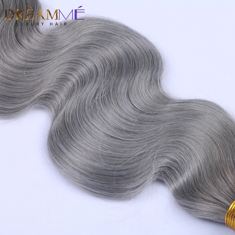 1b green human hair extension (2)