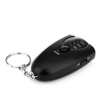 Высокочувствительный цифровой тестер на алкоголь 3-ступенчатое дыхания анализатор портативный детектор Светодиодный факел