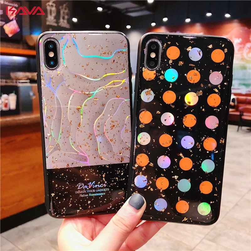 

KAVA Trend Case For iphone 6 6S 7 8 Plus X 10 XR XS Max Fashion Luxury Wear-resistant anti-slip Soft silicon phone Cover coque