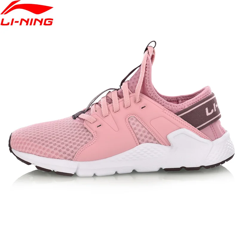 Li-Ning/Женская обувь для карнавала и образа жизни; классическая дышащая обувь для отдыха; спортивная обувь с подкладкой для фитнеса; кроссовки; AGCN114 YXB225