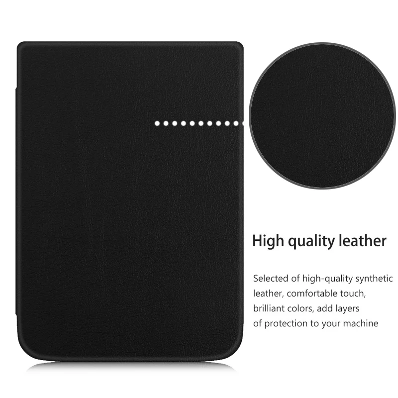 BOZHUORUI смарт-чехол для 7," PocketBook 740 InkPad 3 читалка с автовключение/сна Магнитная ультра- тонкий кожаный чехол