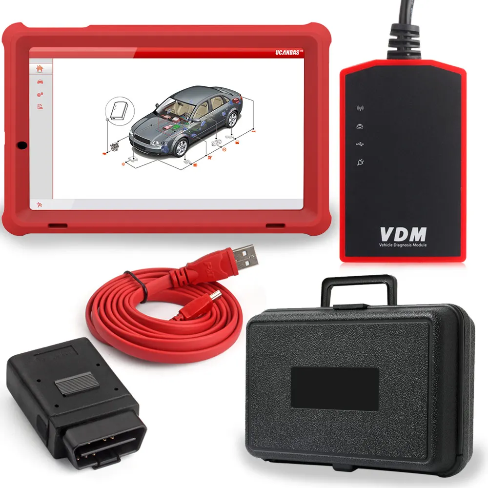 

UCANDAS VDM V4.5 OBD2 WIFI Scanner SRS EPB TPMS ABS SAS Full System Professional OBD 2 Auto Diagnostic Tool Automotive Scanner