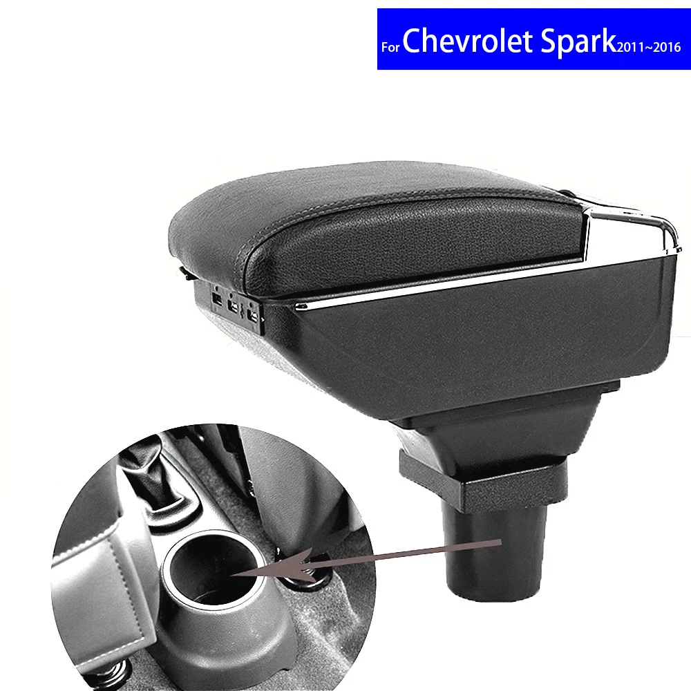 Leather Car Interior Parts Center Console Armrest Box for Chevrolet Spark2011 2012 2013 2014 2015 2016 2017Auto Armrests Stroage Leather Car Interior Parts Center Console Armrest Box for Chevrolet Spark2011 2012 2013 2014 2015 2016 2017Auto Armrests Stroage