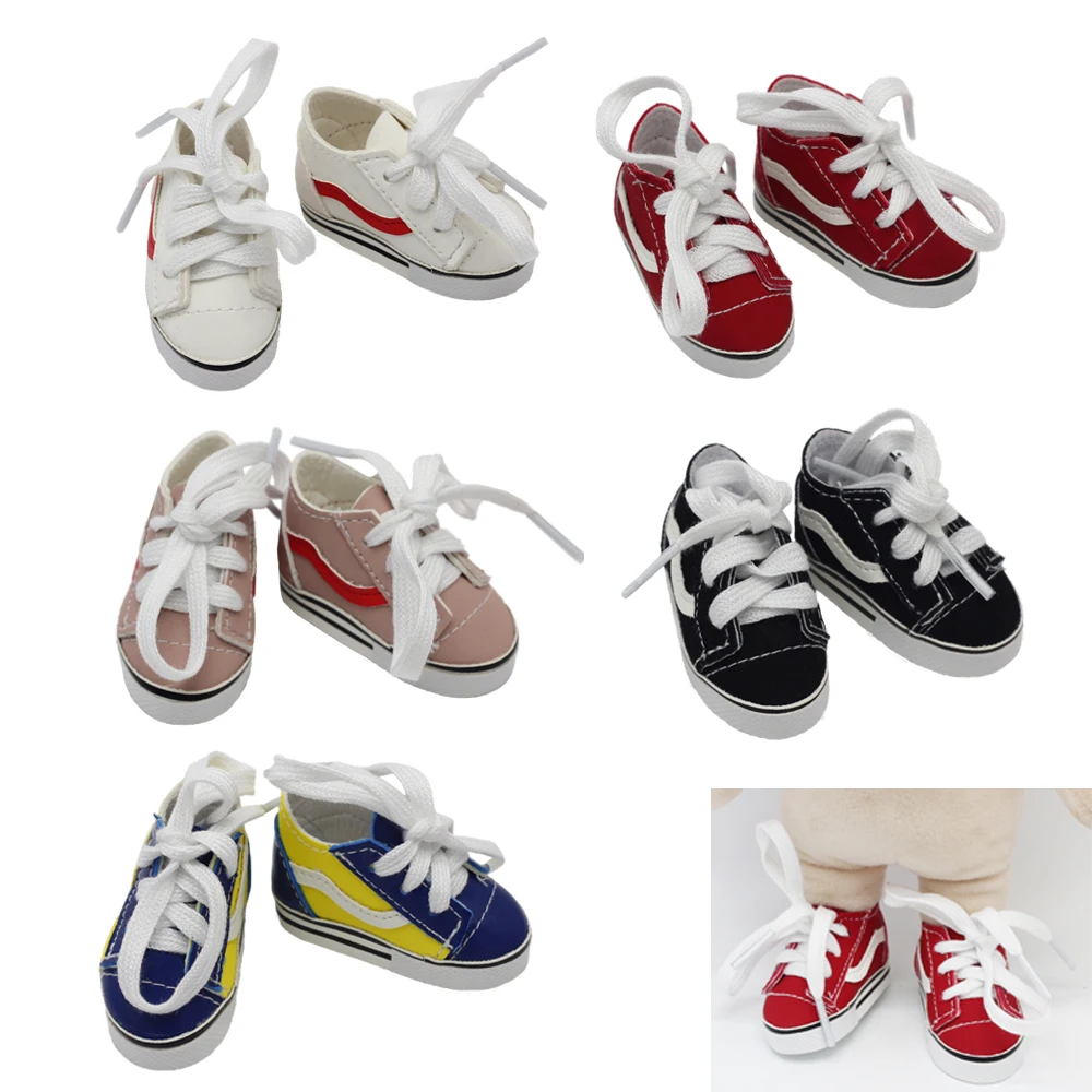 Doll Shoes 5.5*2.8cm Fashion Mini Toy Shoes For EXO Dolls Fit For 14.5Inch girl Doll BJD Doll Accessories toys