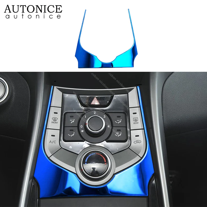 

stainless Air Condition Panel Control Cover fit for HYUNDAI Elantra 2011-2015