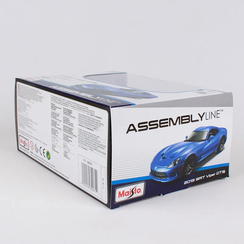 Металлическая Модель автомобиля Maisto 1:24 2013 SRT Viper GTS модель под давлением для Dodge 33
