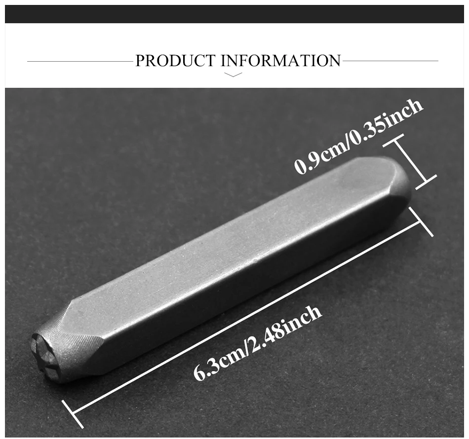 Кожаный Печатный инструмент пресс-форма печатная штамп-печатка кожаный инструмент для ручной работы железная резьба по дереву форма 5 мм Размер пентаграмма
