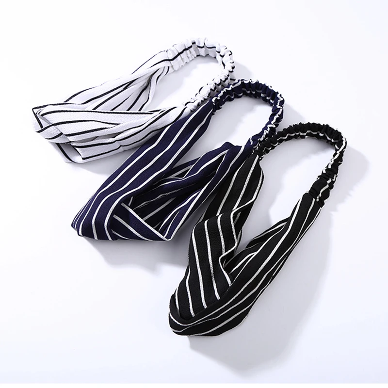 

Floral Flower Hair Band Braid Women Elegant Cross Elastic Lady Headbands Adjustable Style Headdress Hair Accessories 6C0896