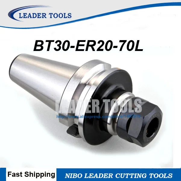 BT30 ER20 70 мм CNC ER цанговый патрон BT30-ER20-70L фрезерный держатель для ЧПУ зажимной