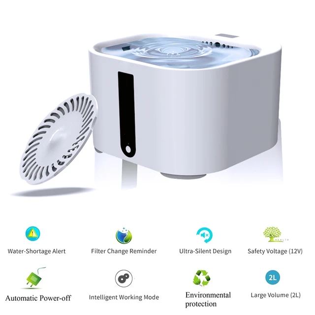 2L Dog Feeder Pet Automatic Water Feeder High Quality Cat Dog Water Fountain Dispenser Energy-efficient Electric Drinking Bowl