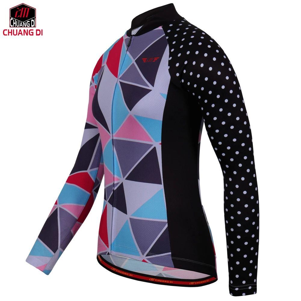 chuangdi Высокое качество женский спортивный для велоспорта Джерси велосипед с коротким рукавом Одежда для велоспорта Топ - Цвет: 2