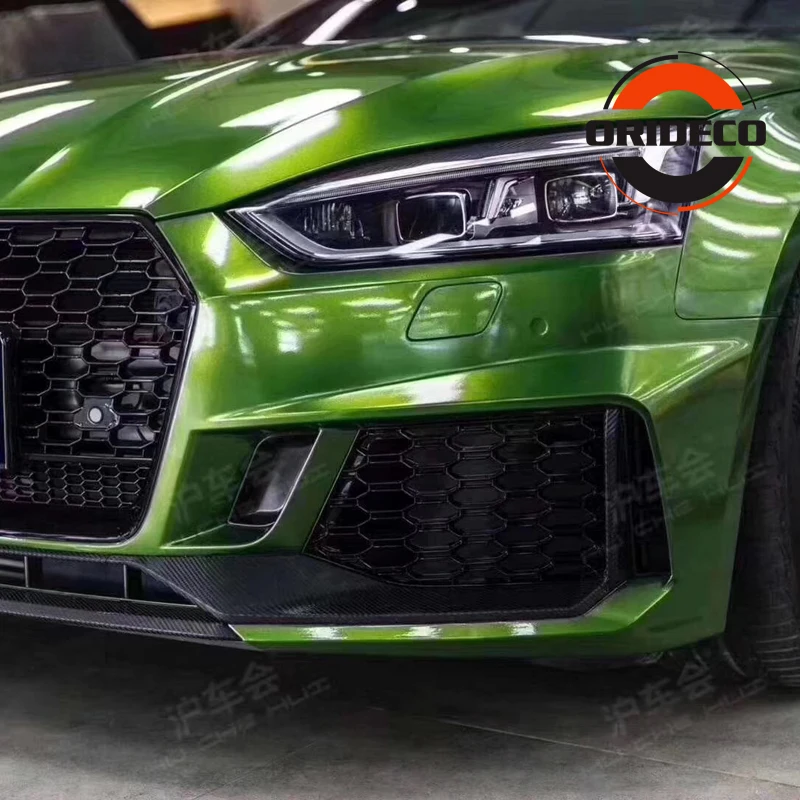 

Роскошная блестящая металлическая Мамба, зеленая блестящая фотопленка для стайлинга автомобиля с воздушными пузырьками, 1,52*20 м/рулон 5x65 футов