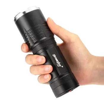 

SkyWolfEye Multifunction Metal Torch Light Durable Telescopic Flashlight