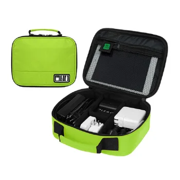 

Portable Digital Accessories Gadget Devices Organizer USB Cable Charger Tote Case Storage Bag Travel Organizador