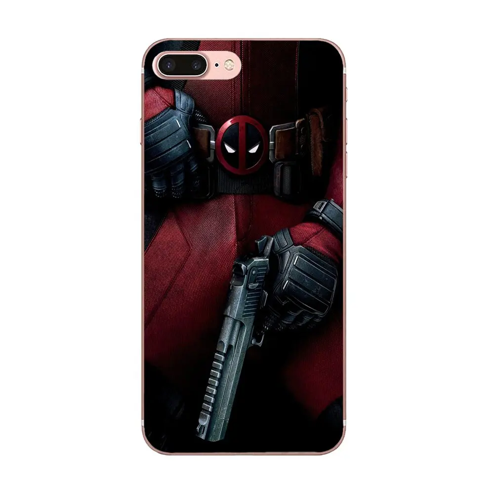 Мягкий крутой лучший Супер забавный Супермен Дэдпул для Apple iPhone X XS Max XR 4 4S 5 5C 5S SE 6 6S