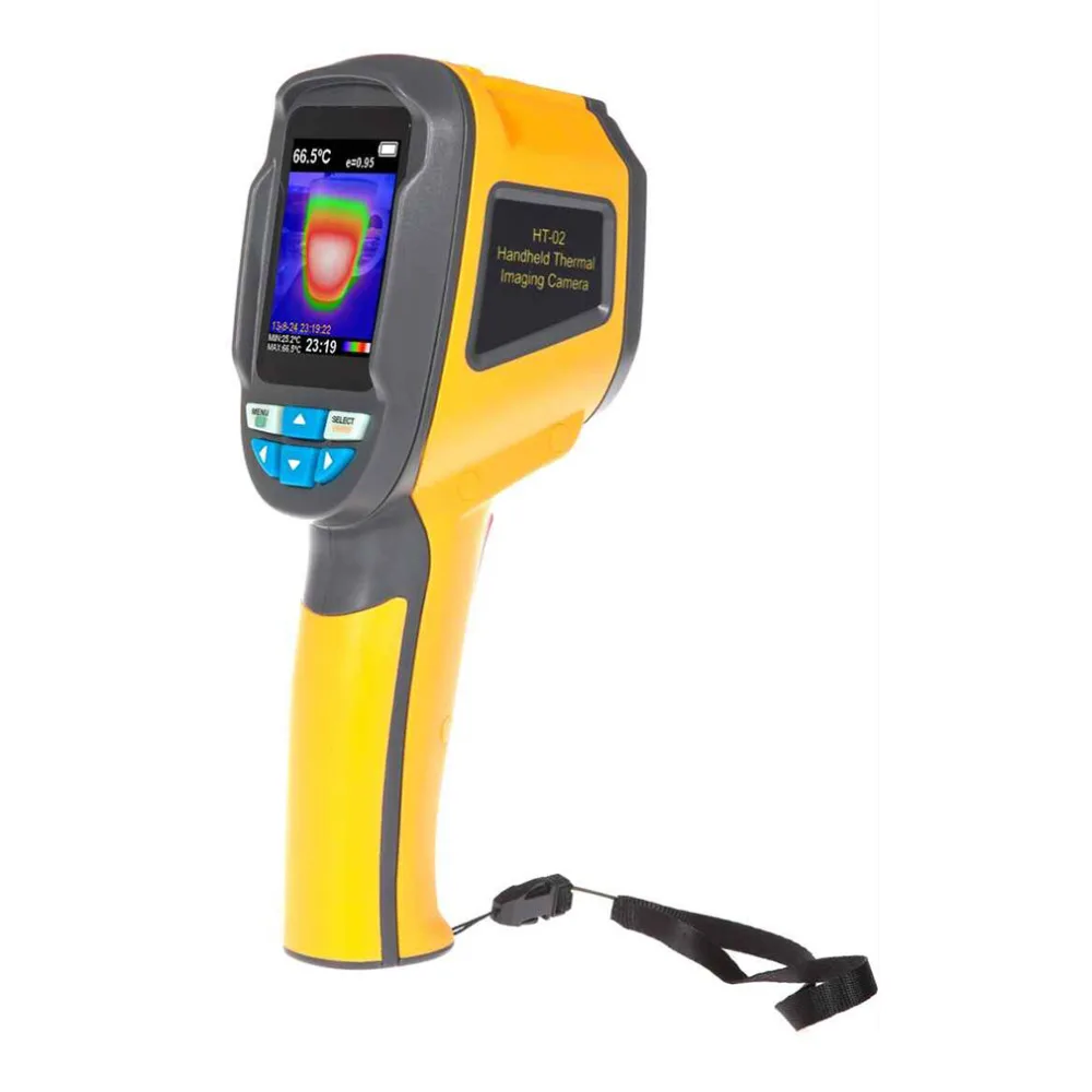 

Precision Protable Thermal Imaging Camera Infrared Thermometer Imager -20~300 Degree HT-02 2.4 Inch High Resolution Color Screen