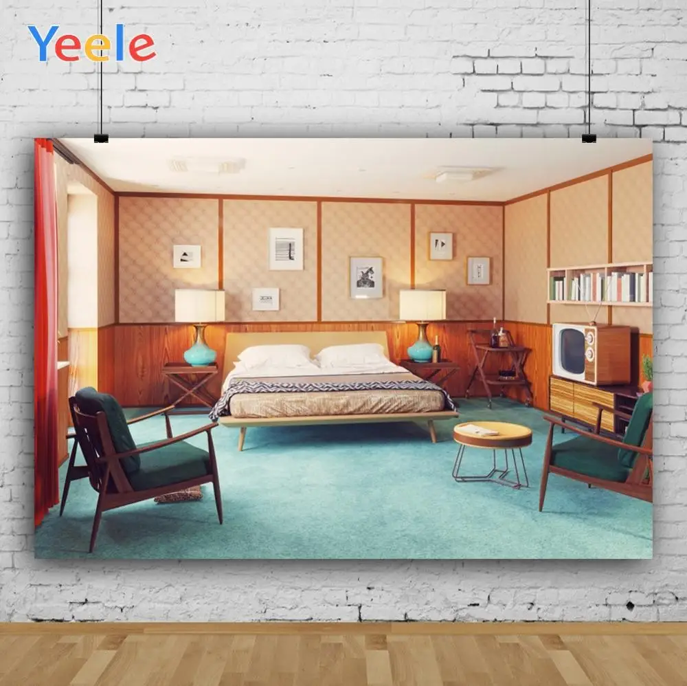 Yeele نوم أريكة الجدول التلفزيون مصباح Bookeshelf الداخلية التصوير الخلفيات مخصصة التصوير الخلفيات ل استوديو الصور